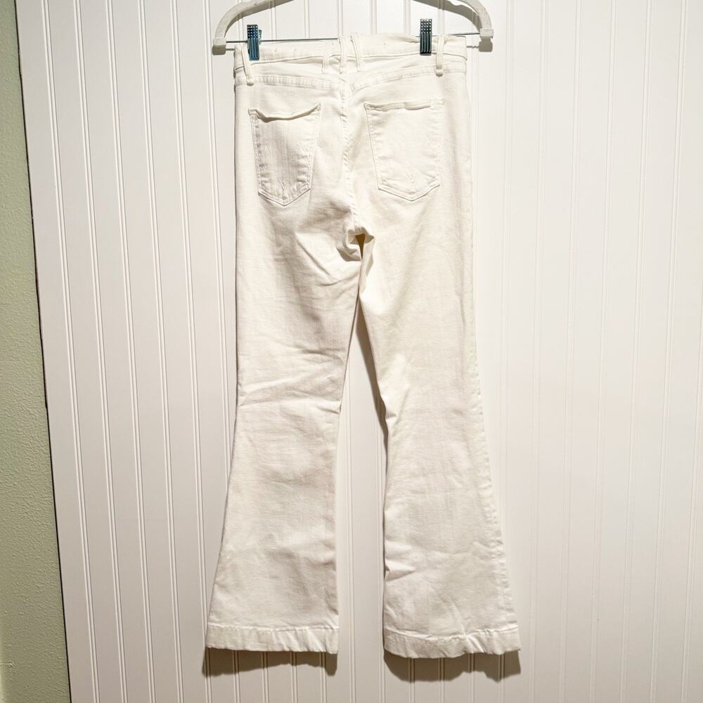 McGuire Majorelle Flare Jeans White Denim Size 27 - Picture 6 of 7